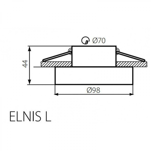 Точечный светильник KANLUX Elnis S A/C (27803), 100024596