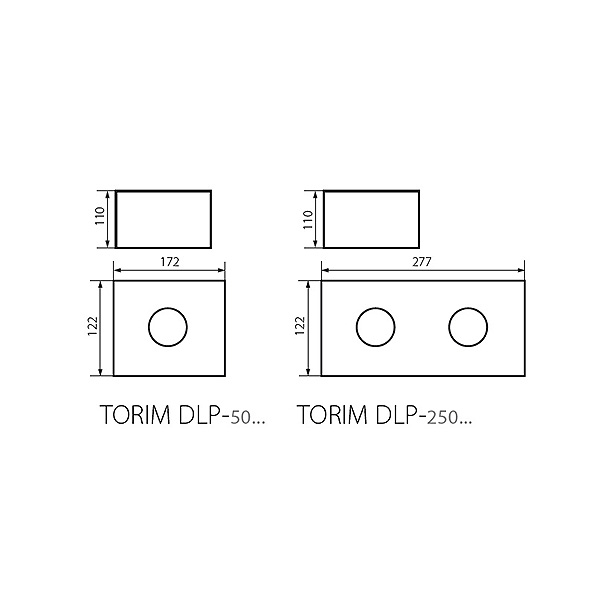 Точковий світильник Kanlux Torim DLP-50 B-W (28461) , 100024588