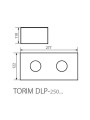 Точковий світильник Kanlux Torim DLP-250 B-W (28463) , 100024590