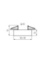 Точечный светильник KANLUX MINI GORD DLP-50-W (28780), 100024659