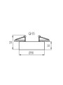 Точковий світильник KANLUX MINI BORD DLP-50-W (28782) , 100024675