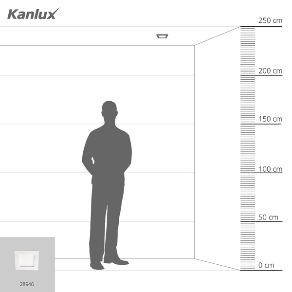 Светодиодный светильник KANLUX downlight KATRO V2LED 6W-NW-W (28946), 100024616