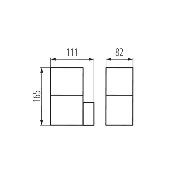 Уличный светильник KANLUX VADRA 16L-UP (29010), 100024670