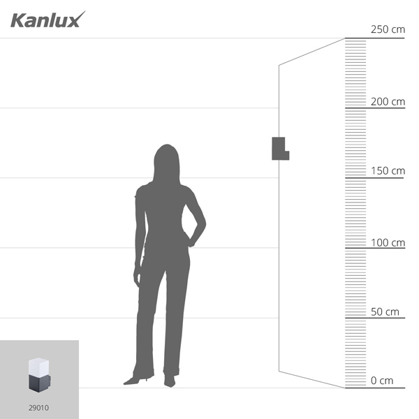 Уличный светильник KANLUX VADRA 16L-UP (29010), 100024670