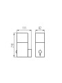 Уличный светильник KANLUX VADRA 21L-UP SE (29011), 100024671