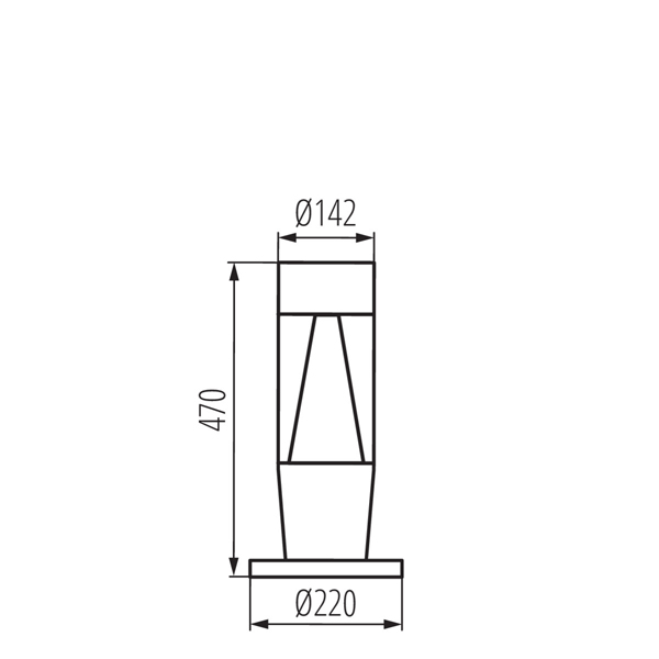 Уличный светильник KANLUX INVO TR 47-O-GR (29175), 100024627