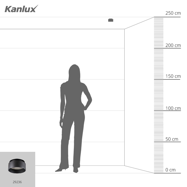 Точечный светильник KANLUX GOVIK DSO-B (29236), 100024687