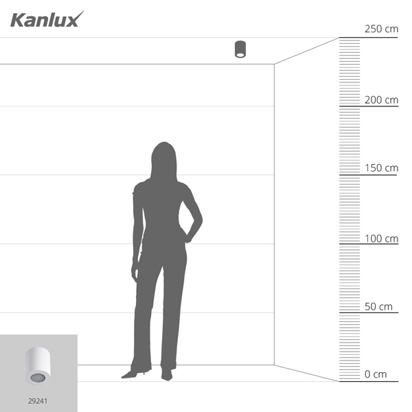 Точковий світильник KANLUX SANI IP44 DSO-W (29241) , 100024690