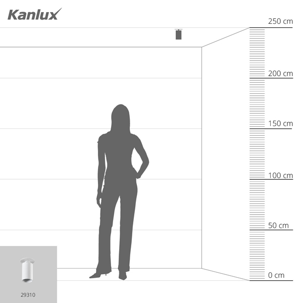 Точечный светильник KANLUX CHIRO GU10 DTO-W (29310), 100024678