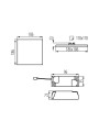Точковий світильник KANLUX Arel LED DL 20W-WW (29595) , 100024751