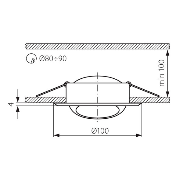 Точечный светильник KANLUX Argus CT-2117-W (311), 100013067