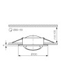 Точечный светильник KANLUX Argus CT-2117-W (311), 100013067