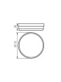 Светодиодный светильник KANLUX TOLU O LED IP54 9W-NW-W (31497), 100024991