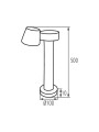 Уличный светильник KANLUX DROMI LED 50 7W-GR (32532), 100024735