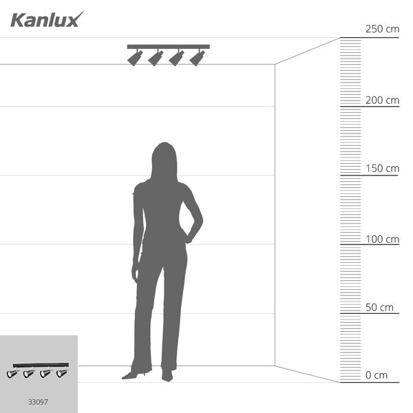 Точечный светильник KANLUX SEMPRA EL-4I B-SR (33097), 100024728