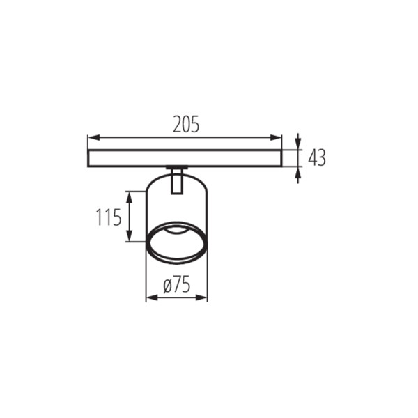 Светильник трековый KANLUX ATL1 18W-940-S6-W (33132), 100024793