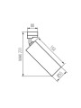 Светильник трековый KANLUX ATL2 GU10-B (33139), 100024797