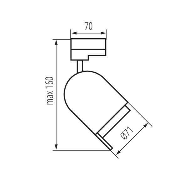 Светильник трековый KANLUX ACORD ATL3 GU10-W (33145), 100024967