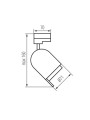 Светильник трековый KANLUX ACORD ATL3 GU10-W (33145), 100024967