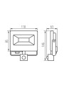 Прожектор KANLUX ANTEM LED 10W-NW-SE B (33205), 100024784