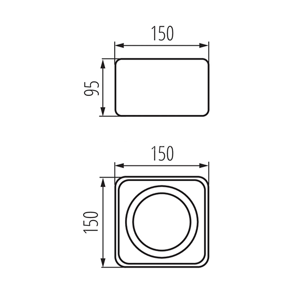 Точечный светильник KANLUX TUBEO ES 50-W (33270), 100024810