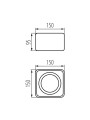Точечный светильник KANLUX TUBEO ES 50-W (33270), 100024810