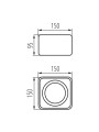 Точечный светильник KANLUX TUBEO ES 50-B (33271), 100024814