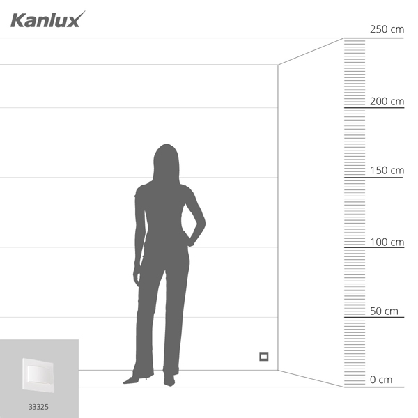 Светодиодный лестничный светильник KANLUX ERINUS LED LL W-NW (33325), 100024755