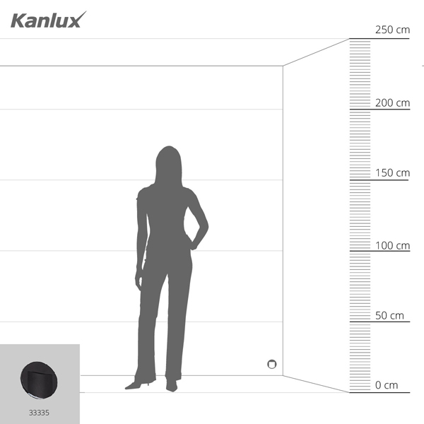 Светодиодный лестничный светильник KANLUX ERINUS LED O B-NW (33335), 100024762