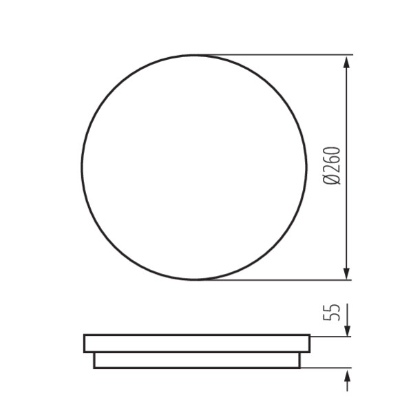Светодиодный светильник KANLUX BENO 24W NW-O-SE W (33344), 100024769