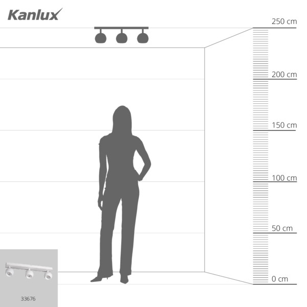 Точковий світильник KANLUX GALOBA EL-3I W (33676) , 100024829