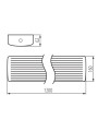 Стельовий світильник KANLUX Meba LED 22-40W NW/WW (33891) , 100024817