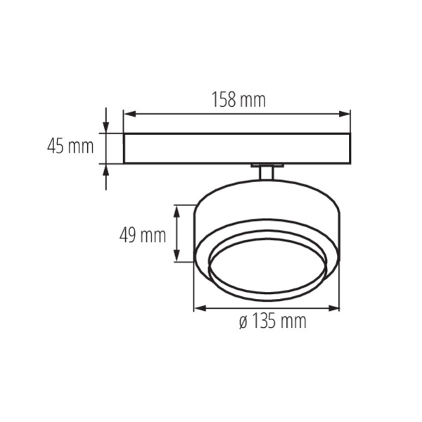 Светильник трековый KANLUX BTL 38W-940-W (35660), 100024881