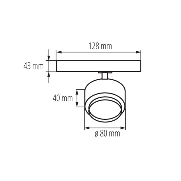 Светильник трековый KANLUX BTLW 18W-940-B (35665), 100024883