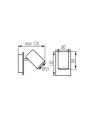 Светодиодный светильник KANLUX EVALO EL-1I B-SR (35691), 100024988