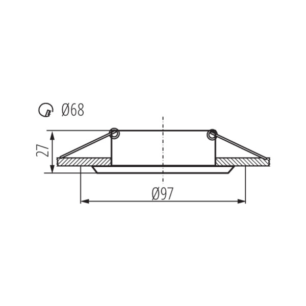 Точечный светильник KANLUX LIGLO DSO BC (35775), 100024996