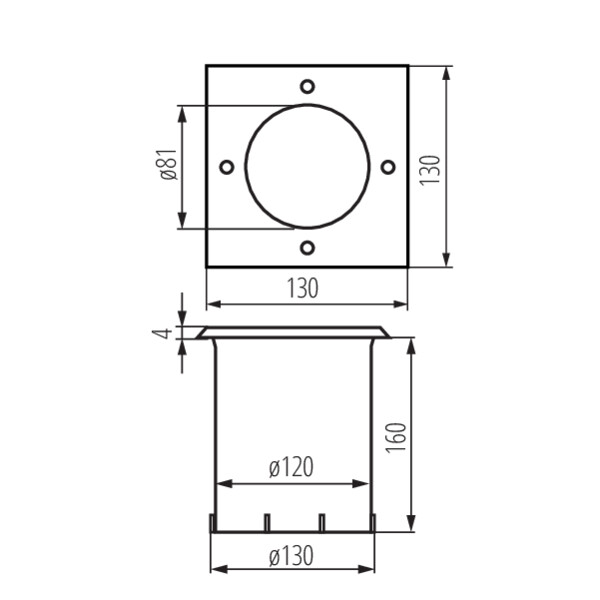Уличный светильник KANLUX BERG AD-7L (36431), 100024950