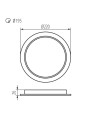 Светодиодный светильник KANLUX downlight TAVO LED DO 24W-NW (36514), 100024912