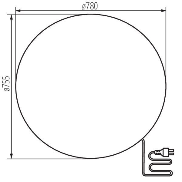 Уличный светильник KANLUX STONO 780 N (36594), 100024935