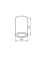 Точечный светильник KANLUX AQILO E27 IP65 DSO-W (36644), 100024971