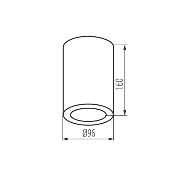 Точечный светильник KANLUX AQILO E27 IP65 DSO-B (36645), 100024972