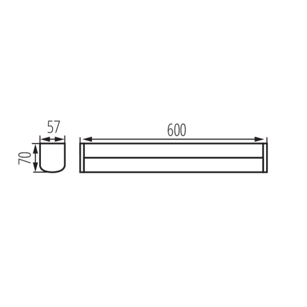 Подсветка KANLUX AKVO IP44 15W-NW-W S (36650), 100024957