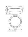 Потолочный светильник KANLUX Tuna S1101-W (4260), 100013241