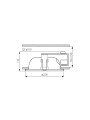 Точечный светильник KANLUX Ralf DL-220-W (4820), 100012842