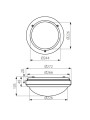 Потолочный светильник KANLUX Marc DL-60 (7015), 100013259