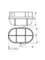 Потолочный светильник KANLUX Milo 7040T (70522), 100013334