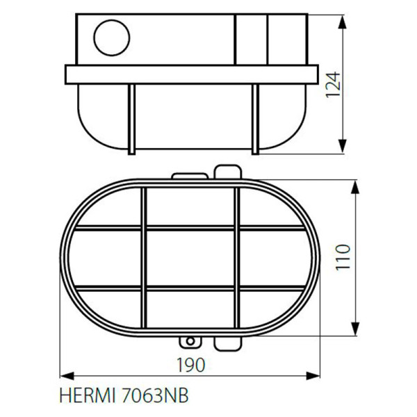 Потолочный светильник KANLUX Hermi 7063NB (70524), 100013300