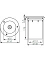 Ґрунтовий вуличний світильник KANLUX Xard DL-40 (7195) , 100013407