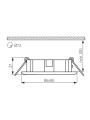 Точечный светильник KANLUX Firla CT-DTL50-SC (8665), 100012974