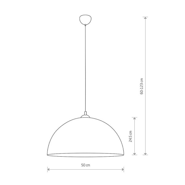Люстра Nowodvorski Hemisphere Super L GX53 4x8W IP20 Copper (10297) , 100022940
